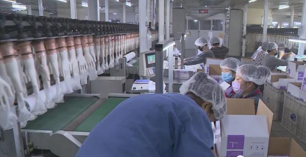 我市一次性手套出口企业卓润医疗,转产国内助力抗击疫情